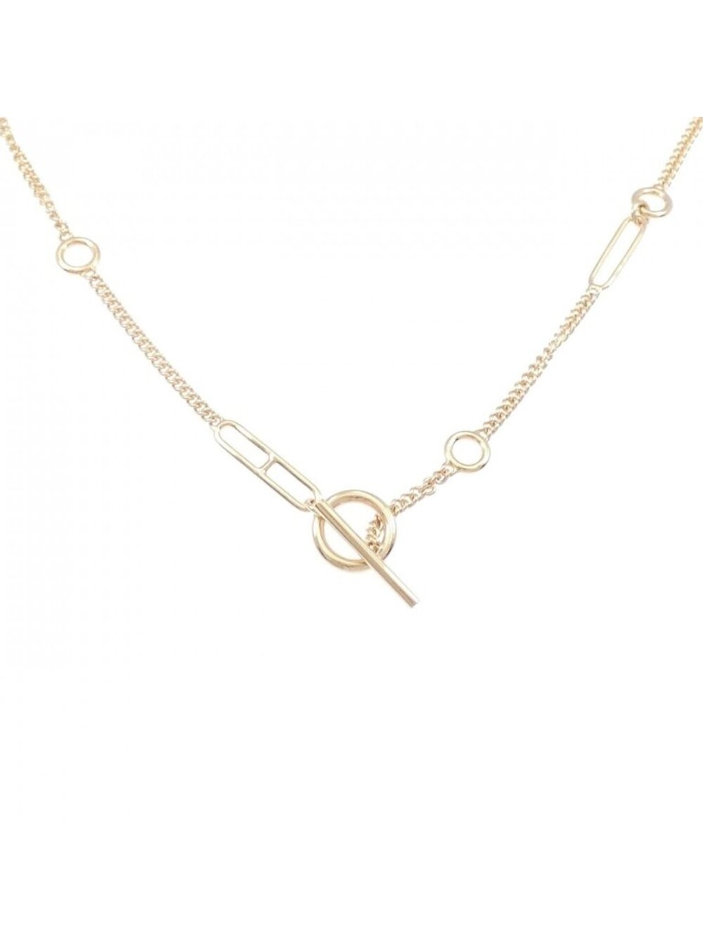 Hermes 750 Pink Gold Necklace